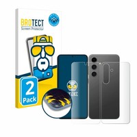 2X Samsung Galaxy S24 (Display+RüCkseite) Displayfolie Full-Cover Schutz