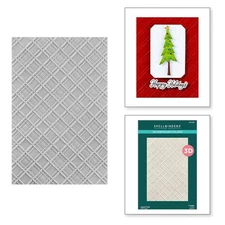 ARGYLE PLAID 3D EMBOSSING FOLDER-Spellbinders Paper Arts-Textured Cards-Floral