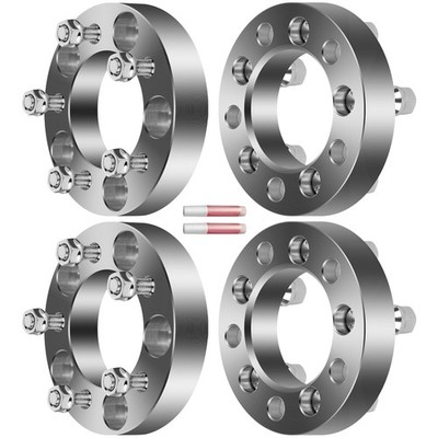 ECCPP 4PCS 1.25 inch 5x4.75 to 5x4.5 Wheel Adapters 4x silver, silver 
