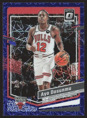 2023-24 Donruss Optic #24 Ayo Dosunmu Blue Velocity