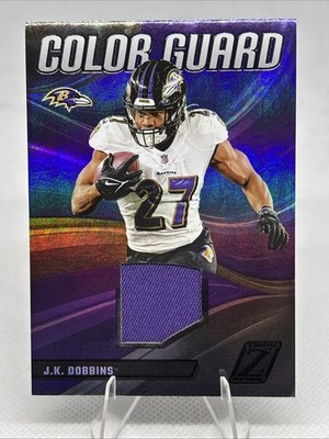 J.K. Dobbins 2023 Panini Zenith Color Guard #CG-13 Patch 