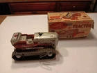 1950s Marx, Tin Litho, Wind Up, Sparkling Climbing Tractor, Box, Parts Or Repair