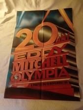 Eddy Mitchell Original 1980 Olympia Posters 115x77cm Vintage