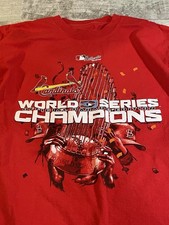 Vintage 2006 St Louis Cardinals World Series Champions T Shirt Adult Men  s Large