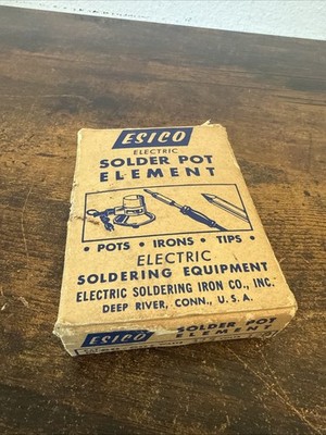 Esico Solder Pot Heating Element 60 / 60T   325W, 120V   New Old Stock