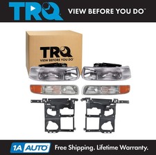 Aftermarket Headlight Assemblies TRQ Lighting Kit Fits 99-06 Chevrolet