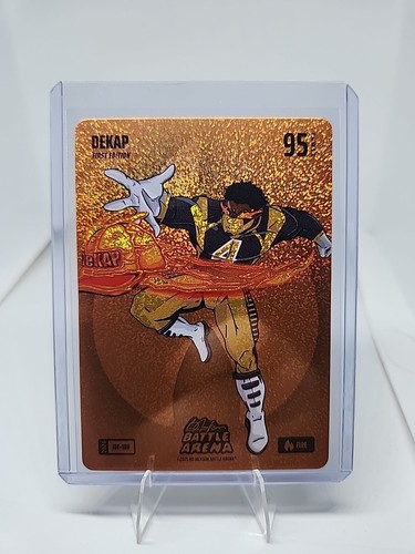 2026 Bo Jackson Battle Arena Dekap DK Metcalf Fire Sparkle Foil #IBF-188