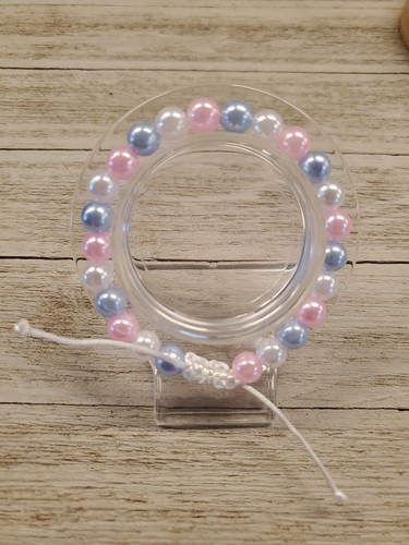 Transgender Armband Trans Perlenarmband Pride LGBTQ verstellbar - Bild 2 von 2