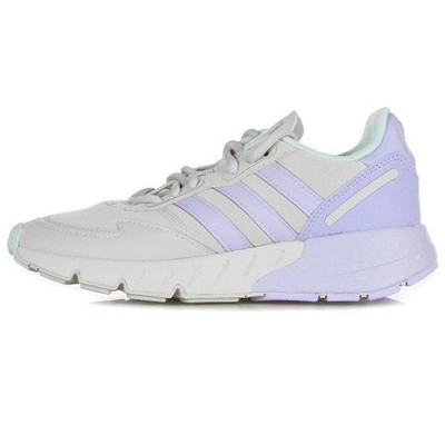 Adidas Originals ZX 1K Boost Women s Shoes Grey Violet HO2937 Size 6 New