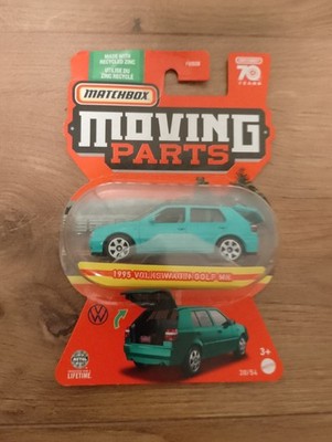 Matchbox Moving Parts Volkswagen Golf 3 MK türkis, OVP,  Spielzeugauto