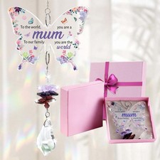 Mothers Day Gifts, Suncatcher Gift for Mum, Mummy Birthday from Daughter and Son
