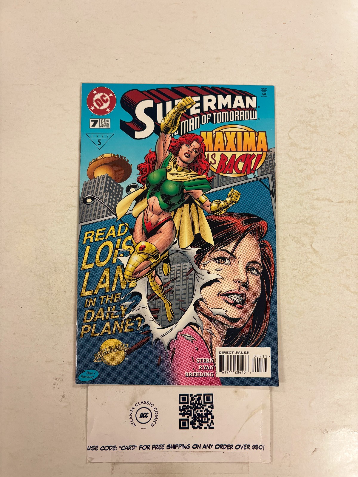 Superman The Man of Tomorrow #7 NM DC Comic Books Justice League 24 HH93