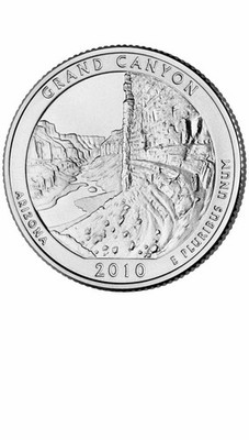 2010 D Grand Canyon Quarter. ATB Series Uncirculated From US Mint roll.