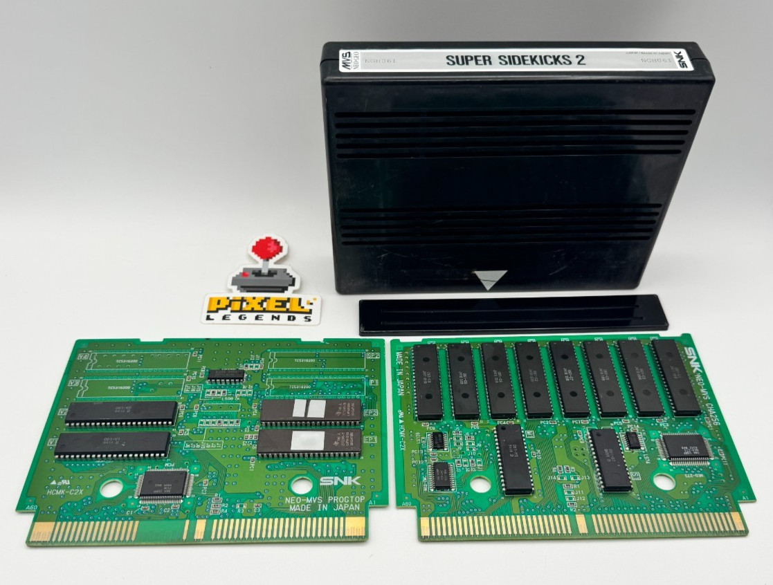 Us Seller - Super Sidekicks 2 - SNK-  Neo Geo MVS - Tested & Working