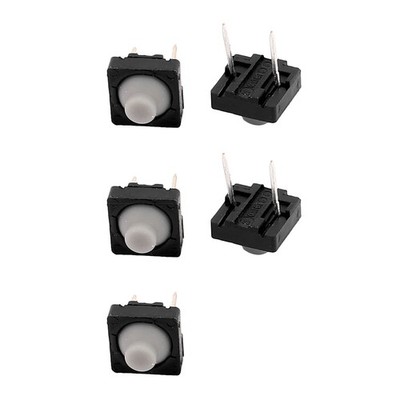5Pcs 8mmx8mm Panel PCB Momentary Tactile Tact Push Button Switch 2 Pin DIP