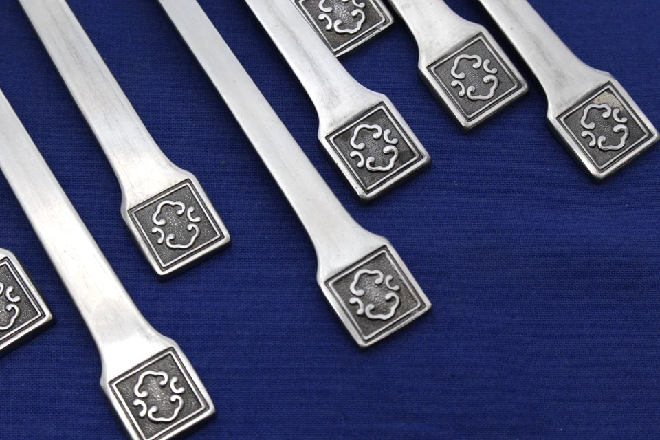 60 PCS   Oxford Hall OXH39 Stainless Squared Tip Japan Flatware - Image 3 of 4