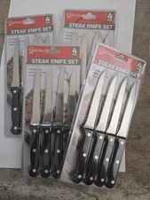 16 pc. Steak Stainless Knife Set - Serrated Steak Knifes