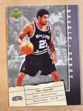 TIM DUNCAN 2006-07 UPPER DECK ROOKIE DEBUT BASKETBALL CARD #85 SAN ANTONIO SPURS. rookie card picture