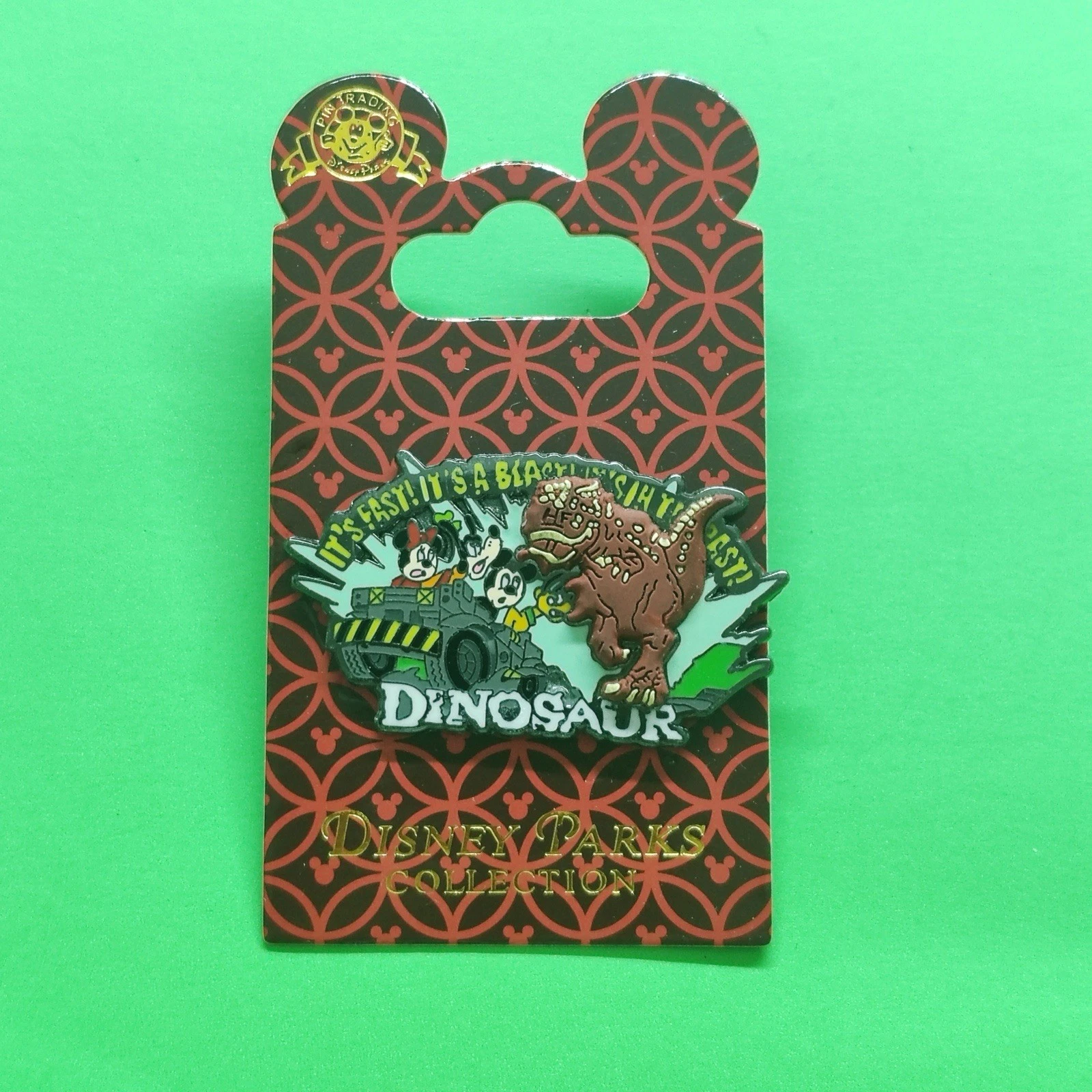 Disney 2008 Dinosaur Ride Animal Kingdom Jeep Mickey MinnieGoofy Pin