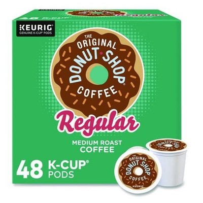 The Original Donut Shop Donut Shop Coffee K-Cups, Regular, 0.39 oz, 48/Box