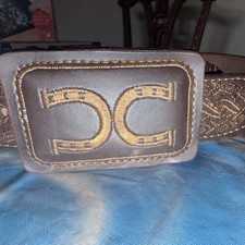 Western Rodeo Anca de Potro Leather Belt Genuine Cowboy Vaquero Cintur&oacute;n Cuero
