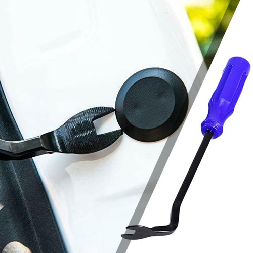Juego de herramientas de eliminación de molduras de automóvil de 5 piezas sujetador de panel de puerta tablero automático seguro duradero - Imagen 9 de 9