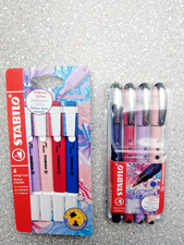 Stabilo Worker+Textmarker swing cool NatureCOLORS Wildflower, Zwei 4er Sets