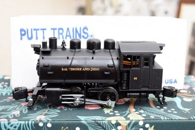 S-PUTT Trains Rex Models B&O Baltimore Ohio 0-4-0 Dockside Switcher #96 Hi Rail