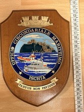 CREST MARINA MILITARE ITALIANA UFFICI CIRCONDARIALE ISCHIA PARVUS NON PARVIUDUS