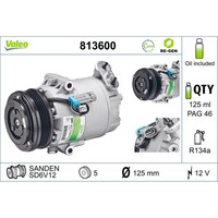 Kompressor Klimaanlage Valeo 813600 FüR Opel Astra H Caravan Gtc