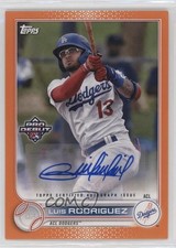 2022 Topps Pro Debut Orange Auto 22/25 Luis Rodriguez #PD-193 Auto 9hx