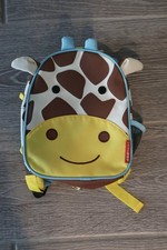 Skip Hop Zoo Giraffe Toddler Mini Backpack Kids School Bag Yellow Used