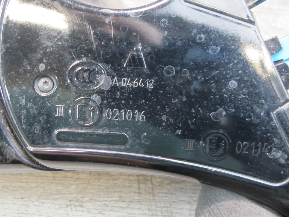 BMW F12 F13 M6 2012-2018 ESPEJO RETROVISOR IZQUIERDO DEL LADO DEL CONDUCTOR CON CÁMARA PUNTO CIEGO NEGRO Foto 3 de 4