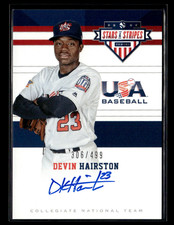 Devin Hairston 2017 Stars & Stripes Auto 306/499 #9