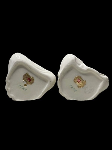 Rare MidCentury Lenwile China Ardalt Japan Verithin Porcelain Figurines Set of 2 - Picture 3 of 6