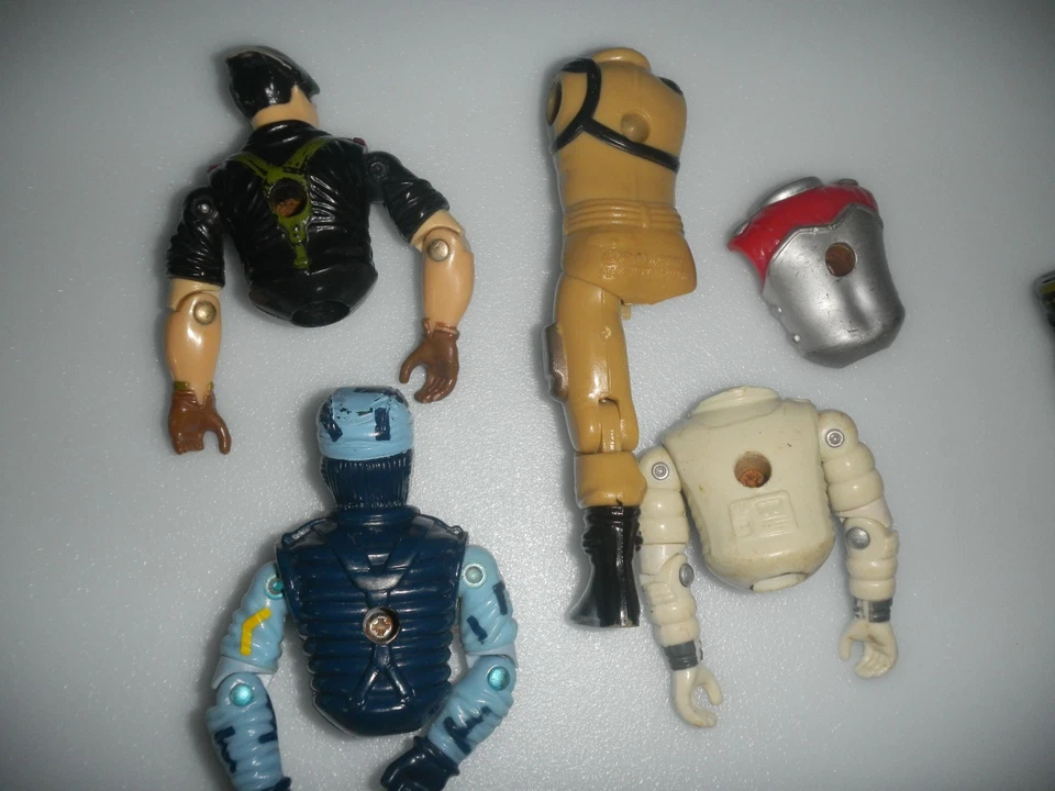 Figura de acción vintage años 80 piezas G.I. GI Joe Cobra Lote 3.75 ARAH Reparación Foto 3 de 4
