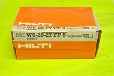 HILTI W6-20-27 FP 8 Steel/Concrete Threaded Studs 24268/5 Box of 100