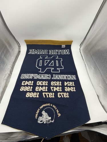 🌟Notre Dame Ncaa Championship 🌟24”X36” banner top quality - Bild 2 von 7