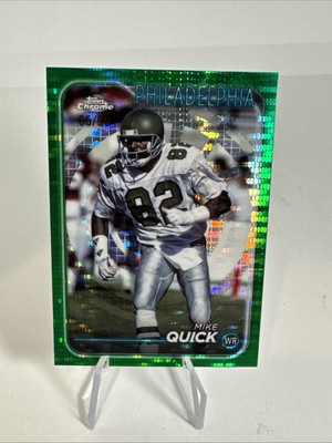 2024 Topps Chrome - Mike Quick #159 Sonar Green Refractor /99