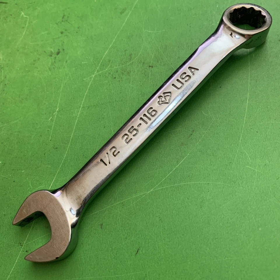 Armstrong Tools EE. UU. 12 Puntos SAE Tamaño 1/2" Cromo Llave Combinada MPN 25-116 Foto 4 de 4