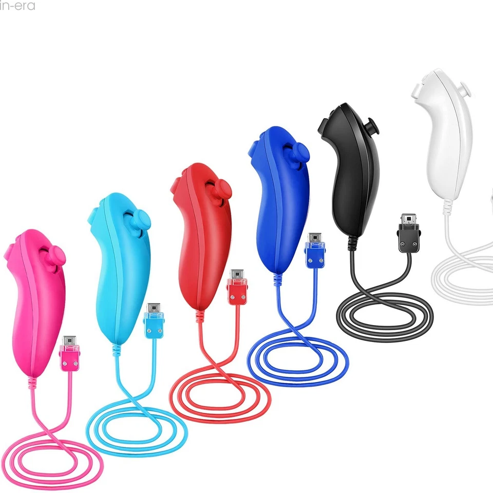 NEW NUNCHUCK NUNCHUK CONTROLLER REMOTE FOR NINTENDO Wii & WII U US - Image 2 of 4