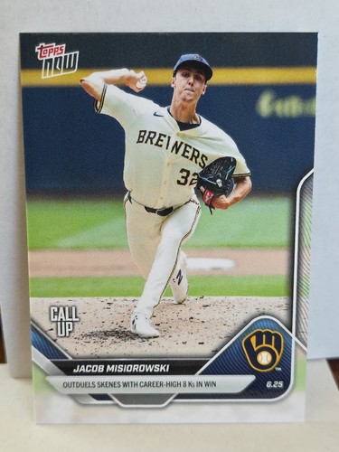 2025 Topps Now 349 Jacob Misiorowski