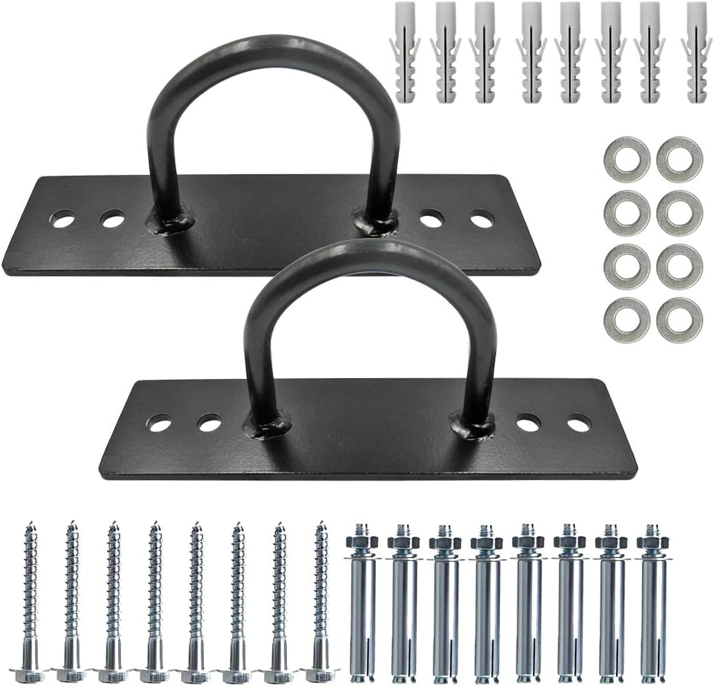 Battle Rpe Battle Ropes Anchor, Battle Rope Wall Ceiling Mount Kit Bracket Hook ...