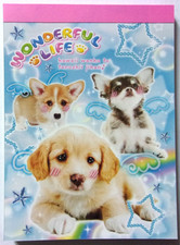 amifa Animal Dog Wonderful Life Memo Pad Japan 50 sheets