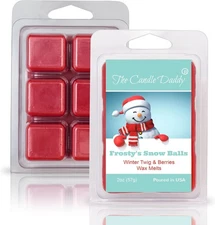 The Candle Daddy Frosty's Snow Balls - Winter Twig & Berries Scented Wax Melt - 