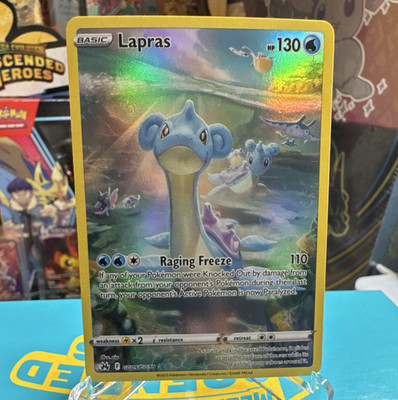 The Pokémon Company Lapras Holo Ultra Rare Crown Zenith GG05/GG70 130HP EN