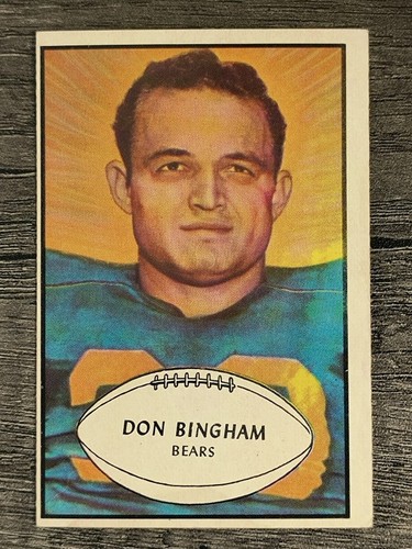 Don Bingham #59 1953 Bowman card