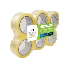 Packing Tape for Shipping Moving Sealing 1.88 in x 110 yds 1.6 Mil 72 Rolls