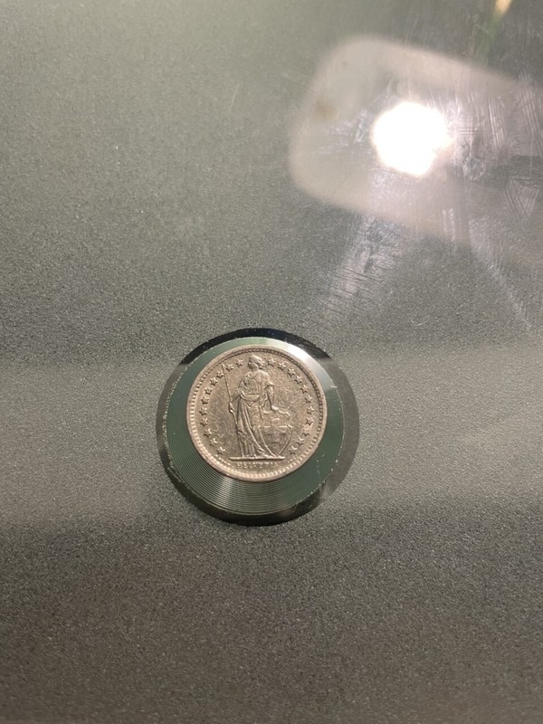 1970 Switzerland Helvetia 1/2 Franc Coin BT-173