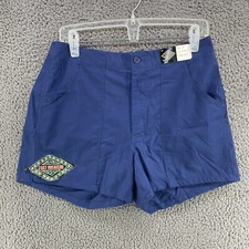 VTG Fast Breakers Shorts Sz 34 4" Inseam Beach Surf Pleated Navy Blue NWT NEW